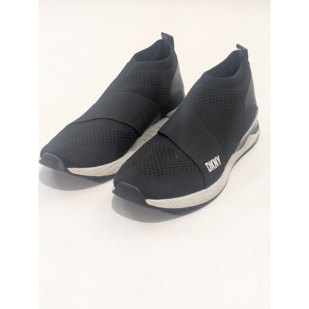 DKNY Black Knit Slip-On Sneakers Women's US 10 M